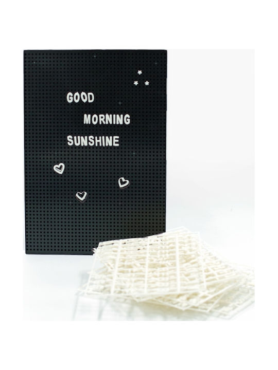 Out of the Blue Decorative Noticeboard Black Made of Plastic 22x3.5x30cm