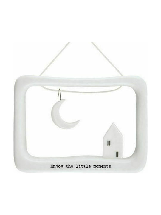 Synchronia Ceramic Wall Ornament Enjoy The Little Moments 9x9cm