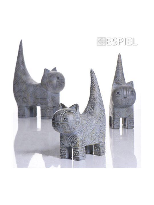 Espiel Decorative Cat Polyresin 20x7.7x27.5cm 1pcs