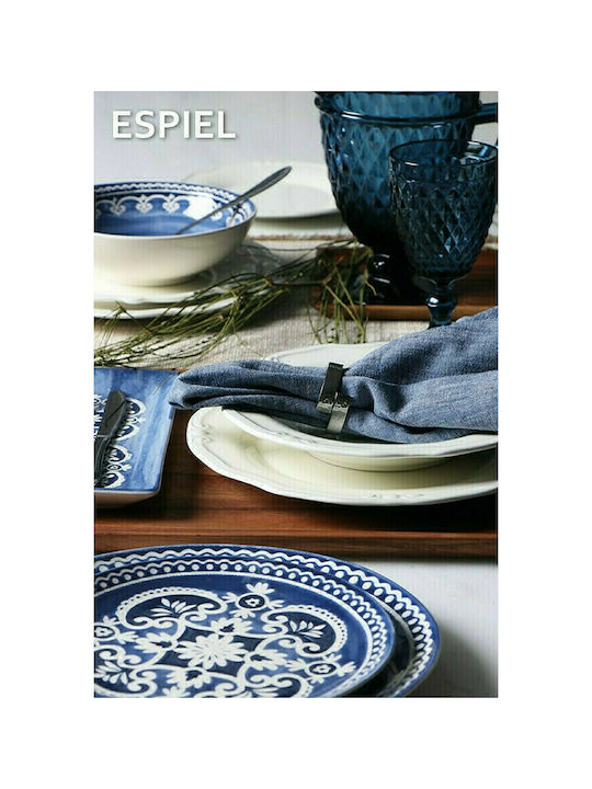 Espiel Tristar Ποτήρι Νερού από Γυαλί Blue Marine Κολωνάτο 280ml