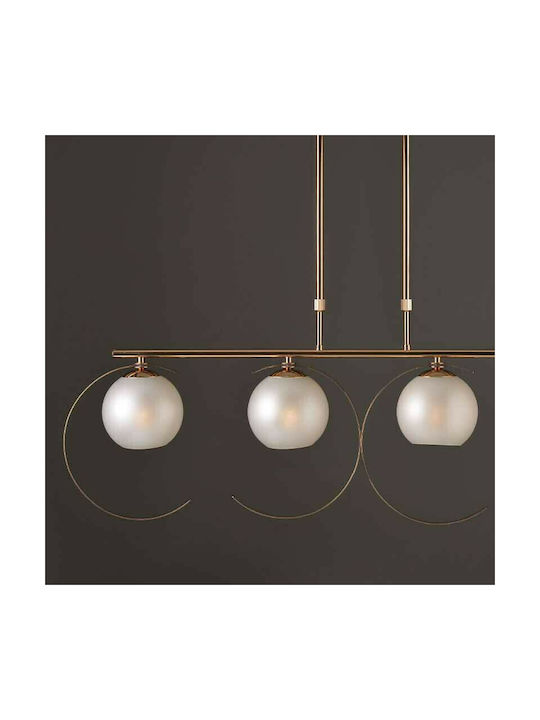 Aca Iparelle Adjustable Pendant Light Bronze Rail for 4 Bulbs E27 120cm