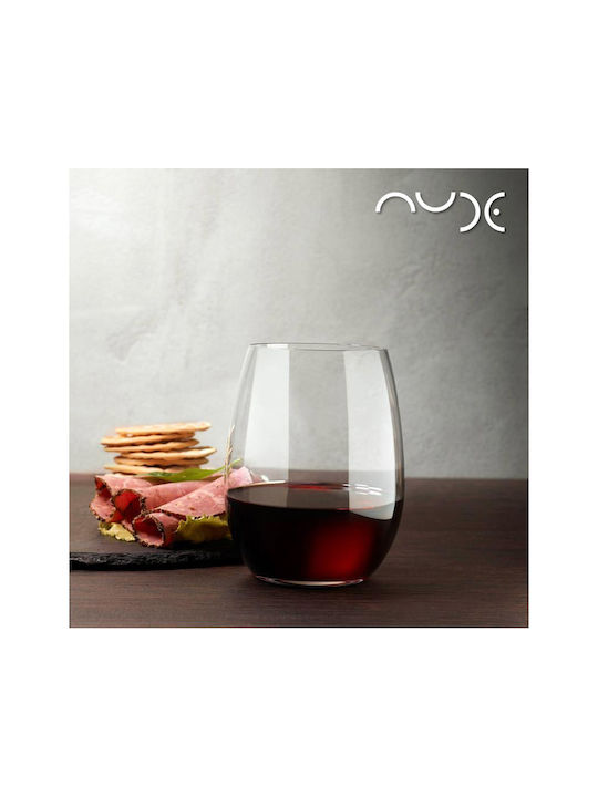 Espiel Nude Pure Set of Glasses for Red Wine made of Glass Stemmed 610ml 6pcs