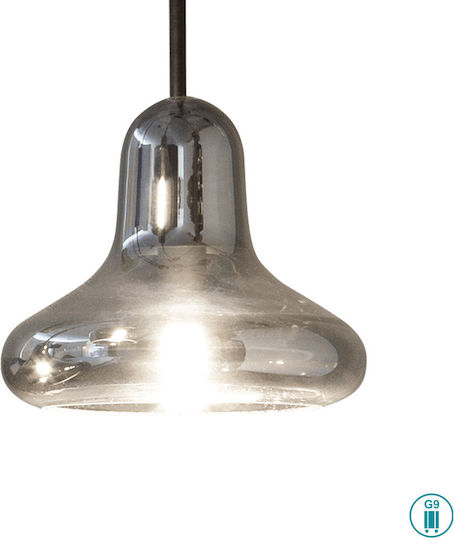 Ideal Lux Lido-1 SP1 Висящо Осветително Тяло Сив с Цокъл G9 17x20см.