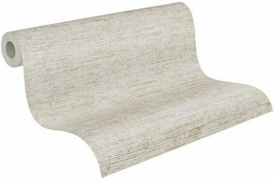 Wall Wallpaper Vinyl Beige 1005x53cm Washable
