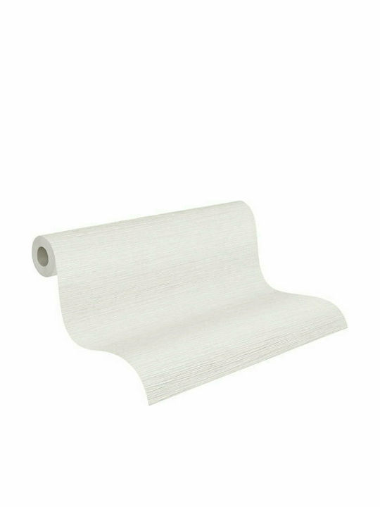 Wall Wallpaper Vinyl White 1005x53cm Washable