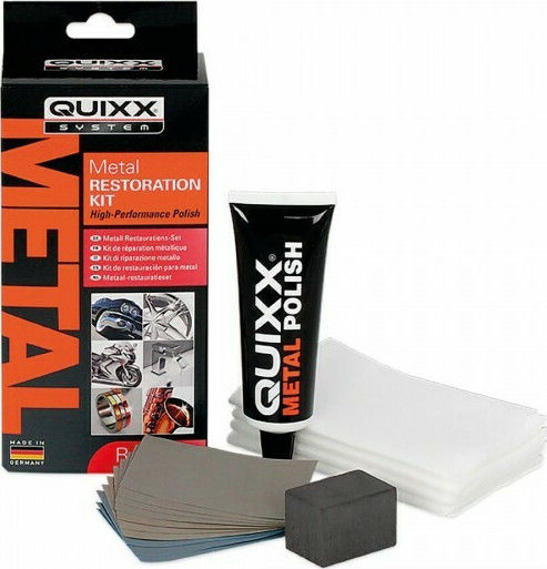 Quixx Metal Polish Αλοιφή Γυαλίσματος Kιτ Ανανέωσης για Μεταλλικές Επιφάνειες για Μεταλλικές Επιφάνειες 50ml