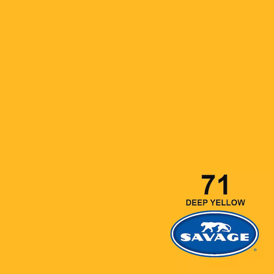 Savage 71-12 Φωτογραφικό Φόντο Χάρτινο 272x1100εκ. Deep Yellow