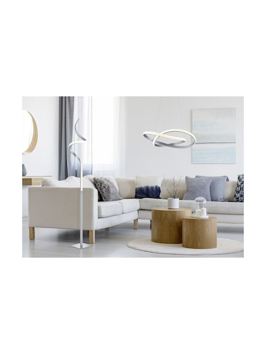 Trio Lighting Course Adjustable Pendant Light Silver 60cm