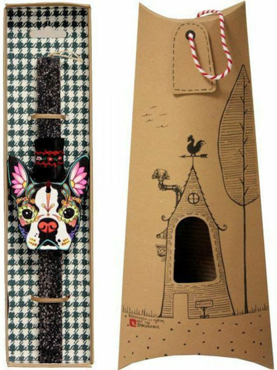 Lumânare de Paște Pătrată Parfumată, Handmade și cu Cutie 30buc Neagră