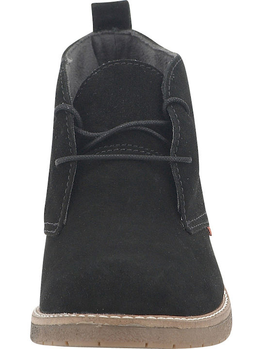 Suede Women's Ankle Boots Black