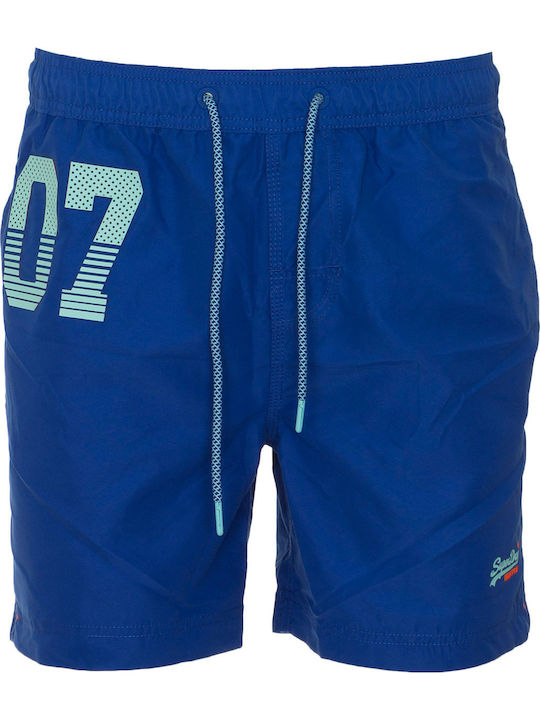 M D1 Herren Badebekleidung Shorts Blau