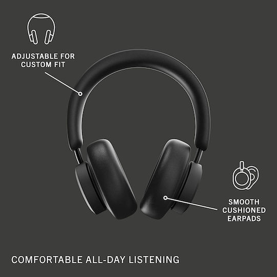Urbanista Miami Ασύρματα Bluetooth Over Ear Ακουστικά με 50 ώρες Λειτουργίας Μαύρα