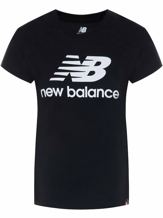 Essentials Stacked Γυναικείο T-shirt Μαύρο