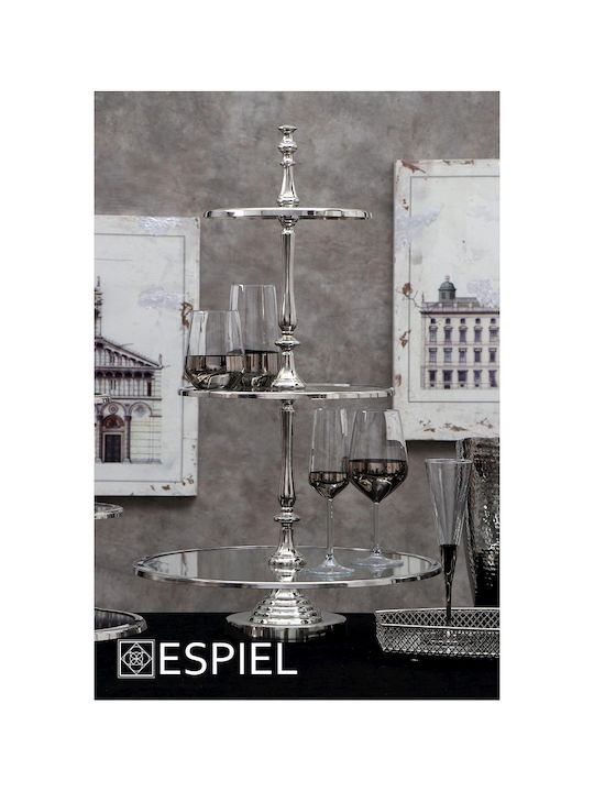 Espiel Allegra Ποτήρι Ουίσκι από Γυαλί Διάφανο-Πλατίνα 425ml