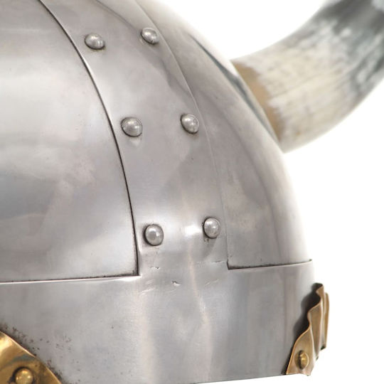 Karneval Ritter-Helm Silber 1Stück