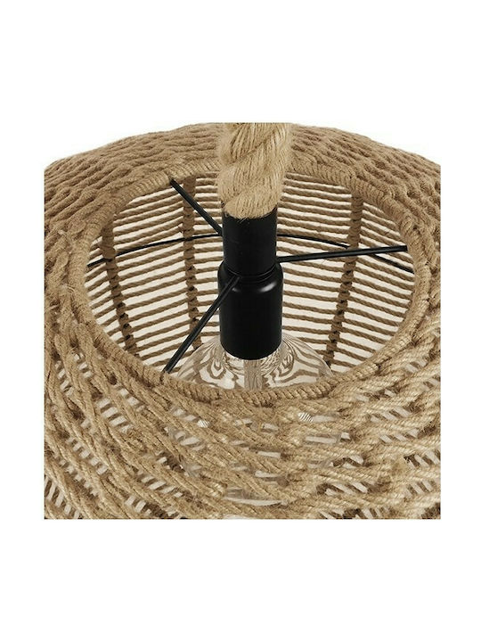 GloboStar Litton Ceiling Light Beige Grid with E27 Socket 60x45x45cm
