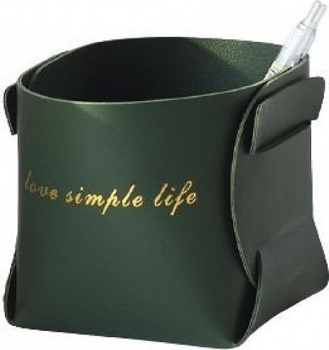Lalos Storage Basket Plastic Green 10x10x10cm 1pcs