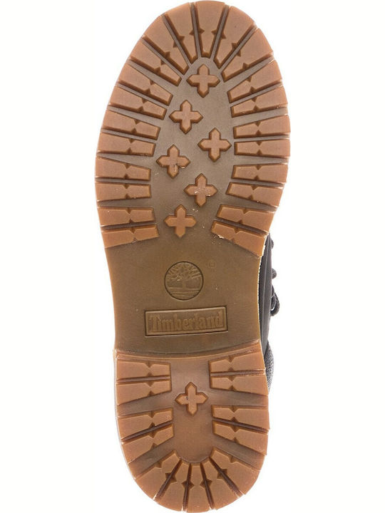 Buty 6inch Premium Δερμάτινα Γυναικεία Αρβυλάκια με Μεσαίο Τακούνι Μαύρα