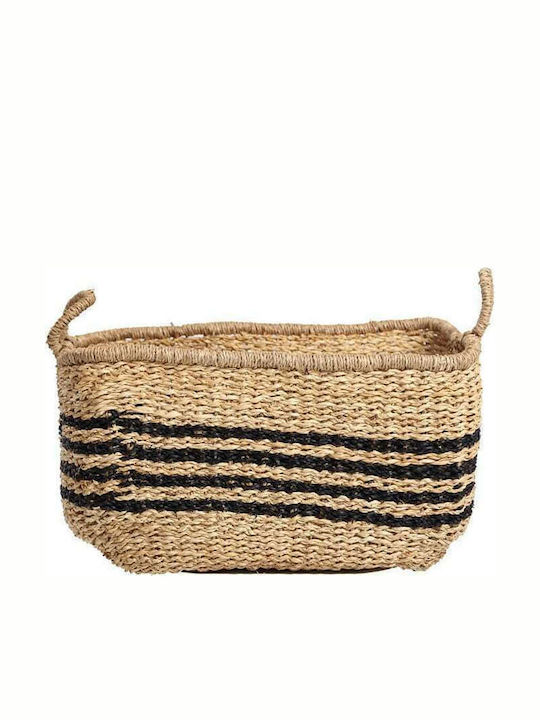 Soulworks Hollie Decorative Basket Wicker with Handles Brown 32x25x31cm