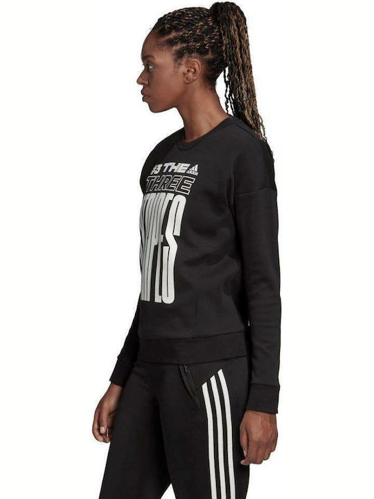 Performance Long Women's Sweatshirt Black