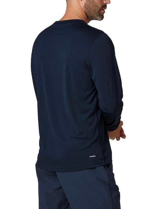 Tech Crew Athletic T-shirt Blue