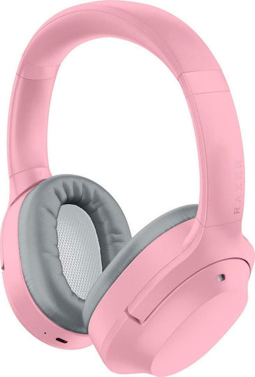 Razer Opus X Ασύρματα / Ενσύρματα Over Ear Ακουστικά με 30 ώρες Λειτουργίας Ροζ