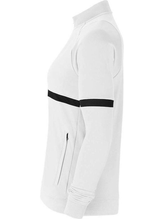 Dri-Fit Academy 21 Damen Sweatshirtjacke Weiß