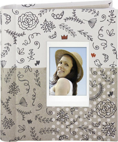 Fujifilm Mini Album Instax Mini Stylish Ornaments for 60 Photos Beige