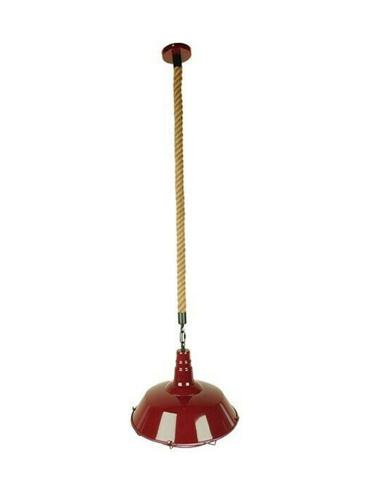 GloboStar Iscar Lustră Roșu cu pantaloni evazati cu Dulie E27 36x36x31cm.