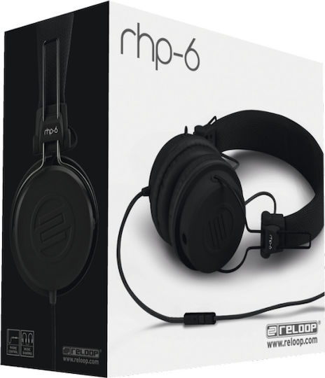 Reloop RHP-6 Жични Over Ear Слушалки Черни