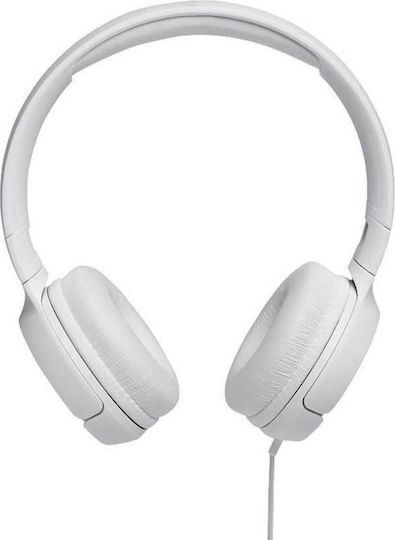 JBL Tune 500 Wired On Ear Headphones White