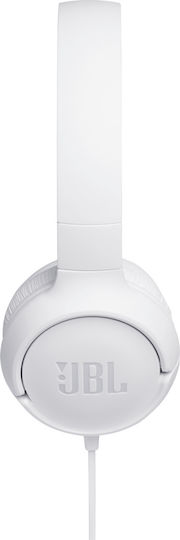 JBL Tune 500 Wired On Ear Headphones White