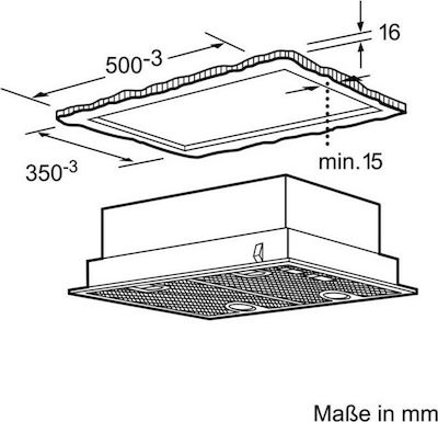 Bosch Mecanism de Absorbție 53cm Inox