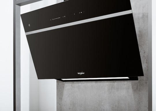 Whirlpool Каминен аспиратор 90см Черен