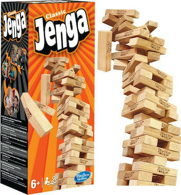 Hasbro Επιτραπέζιο Παιχνίδι Jenga για 1+ Παίκτες 6+ Ετών