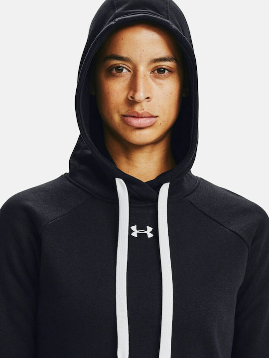 Rival Damen Sweatshirt Kapuzen Schwarz