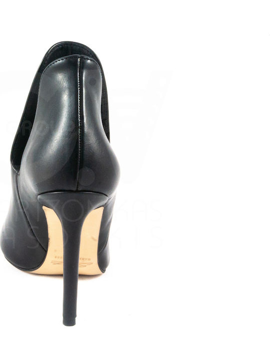 Women's Ankle Boots with High Heel Black