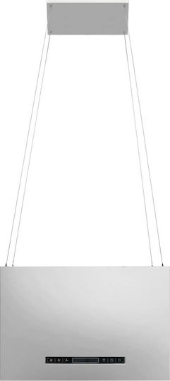 vidaXL Απορροφητήρας Νησίδα 55cm Inox