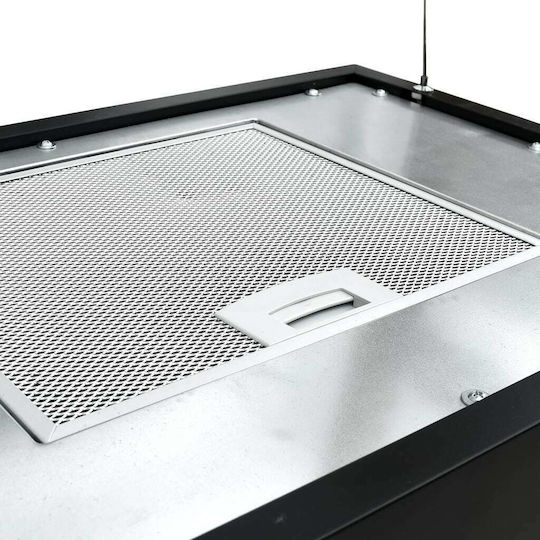 vidaXL Απορροφητήρας Νησίδα 55cm Inox
