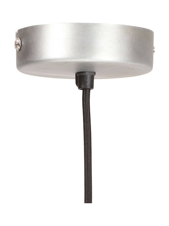 vidaXL Pendant Light Silver Bell with Socket E27 101x24cm