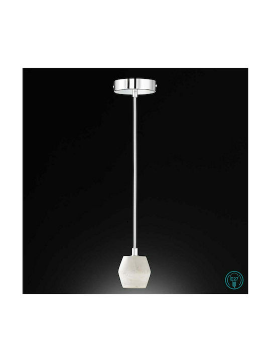 Wofi Luum Pendant Light Gray with Socket E27 10cm