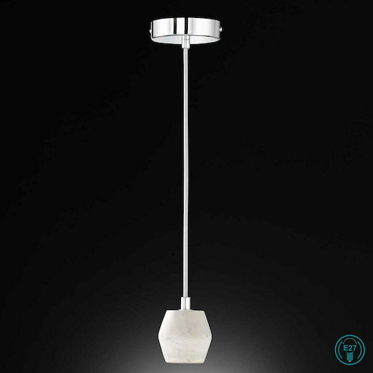 Wofi Luum Pendant Light Gray with Socket E27 10cm