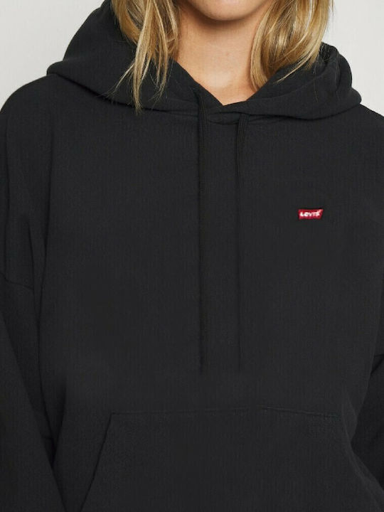 Standard Long Women's Sweatshirt Hooded Caviar