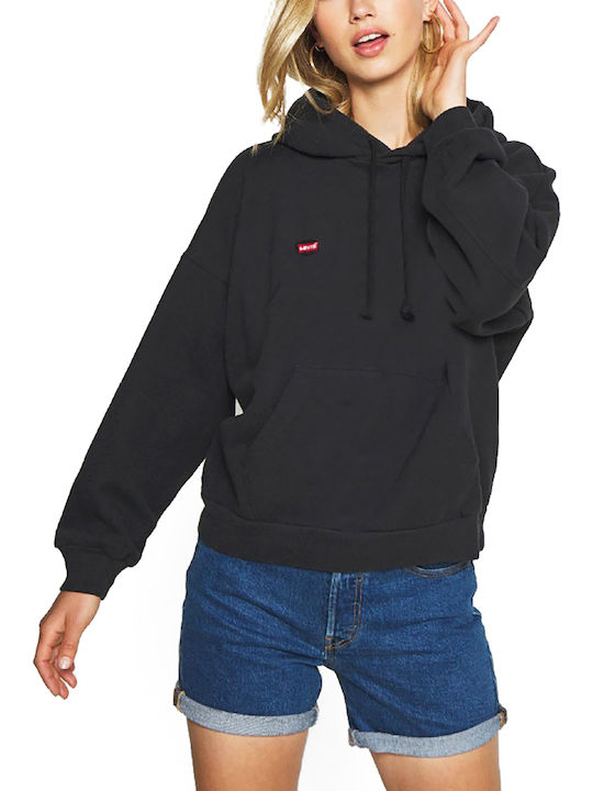 Standard Long Women's Sweatshirt Hooded Caviar