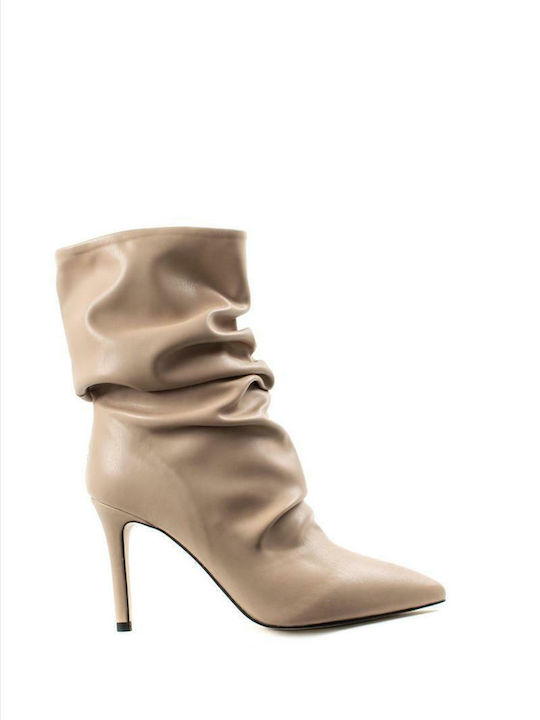 Stiefeletten Damen Beige