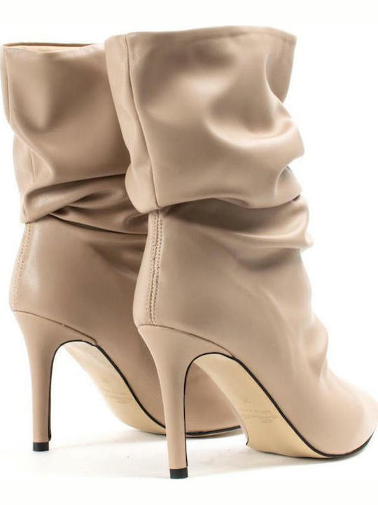 Stiefeletten Damen Beige