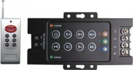 Ασύρματο με Τηλεχειριστήριο Επιτοίχιο Controller Ταινίας Led 02.038.0045