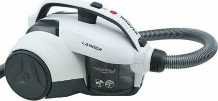 Hoover Lander LA11 011 Ηλεκτρική Σκούπα 700W με Κάδο 1.2lt Λευκή
