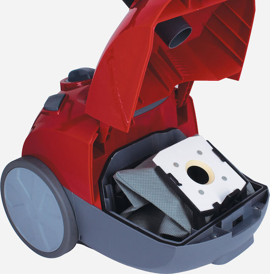 Rohnson R-1185 Vacuum Cleaner 800W Bagged 2.5lt Red