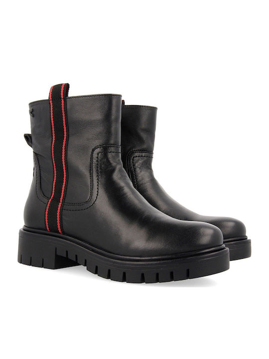 Ghete dama de piele Negru